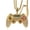 Gold, variant on Crystal Game Controller Pendant Necklace for Men Punk Hip Hop Jewelry Gift for Son Grandson