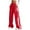 Red, variant on Letdown Girls Boys Cargo Pants Elastic Waist Jogger Pants with Pockets & Side Strip Loose Streetwear Sweatpants for (Black,5-6 years)
