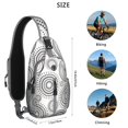 thumbnail image 5 of Mandala Sling Bag for Women Men Hiking Sling Backpack Chest Bag for Traveling Office AntiTheft Sling Shoulder Bag Trendy Sling Backpack, 5 of 6