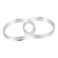 thumbnail image 6 of Unique Bargains 4 Pcs 71.5mm to 66.1mm Universal Car Hub Centric Rings Silver Tone, 6 of 6