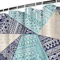 thumbnail image 4 of Waterproof Boho Pieced Patchwork Shower Curtain 72x84 Inch Bohemian Style Polyester Unique Shower Curtain for Bathroom Hotel Home Decor with 12 Plastic Hooks, 4 of 5