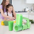 thumbnail image 4 of Gray Gray Electric Vegetable Cutter Multi Functional Kitchen Gadget For Slicing Shredding Cheese Drum Shaved Ice #n00O2, 4 of 4