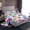 White Purple, variant on Feelyou Hippie Black Crow Twin Sheet Sets, Bohemian Life Tree Bedding, 3 Pieces