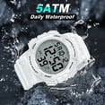 thumbnail image 5 of Men's Digital Sports Watch With Stopwatch/Alarm/Dual Time/ LED Backlight Outdoor Sports Waterproof Watch PU Strap Gifts for Man Christmas Gifts, 5 of 9