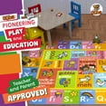 thumbnail image 5 of KC Cubs: Educational Rug: ABC Alphabet Animal Sounds - 3x5' Playmat - Interactive Letters Activity, Area Carpet, Bedroom-Classroom, Baby-Toddler-Kids, 5 of 10