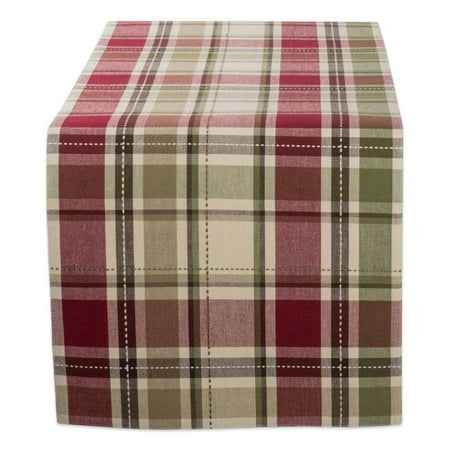 

13 x 36 in. Homespun Plaid Table Runner