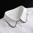 thumbnail image 3 of Yanyanz Detachable Collar for Men, Women's Premium Collar Business Saving Collar Sweater with Blouse, Collar White One Size, 3 of 6