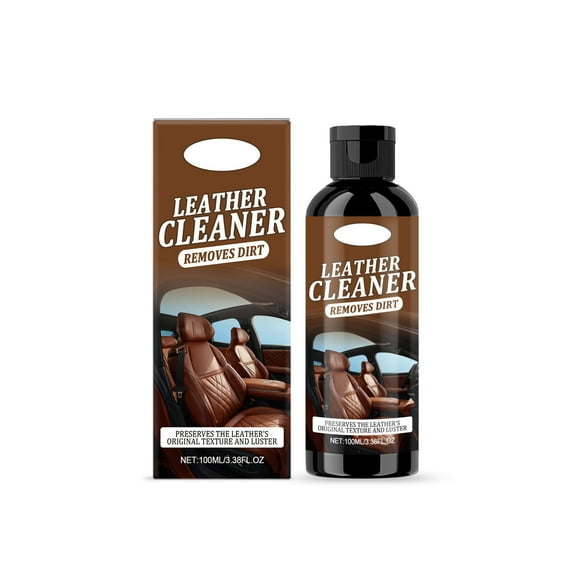 Leather Cleaner Deep Cleans To Stubborn Stains While Preserving Leather Texture. Ideal For Sofa And Car Seat Maintenance 100ml