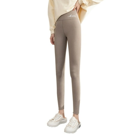 

ViLaViDe Womens Winter High Waist Thick Warm Abdomen Control Tight Pants Plush Stockings Underpants Thick Warm Tight Pants
