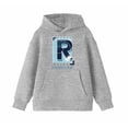 thumbnail image 2 of Harry Potter House of Ravenclaw Youth Heather Gray Hoodie-XS, 2 of 4