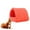 Red #0, variant on Vaidha Soft Plush Hanging Bed For Squirrels And Small Animals