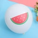 thumbnail image 3 of KAKOWELY 10 globos de látex de 12 pulgadas para fiesta hawaiana con estampado de sandía y frutas de verano, con cintas verdes para festivales, fiestas y reuniones., 3 of 4