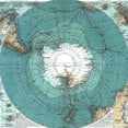 thumbnail image 2 of CafePress - Vintage Antarctica Map - Acrylic Circle Christmas Ornament, 2 of 4
