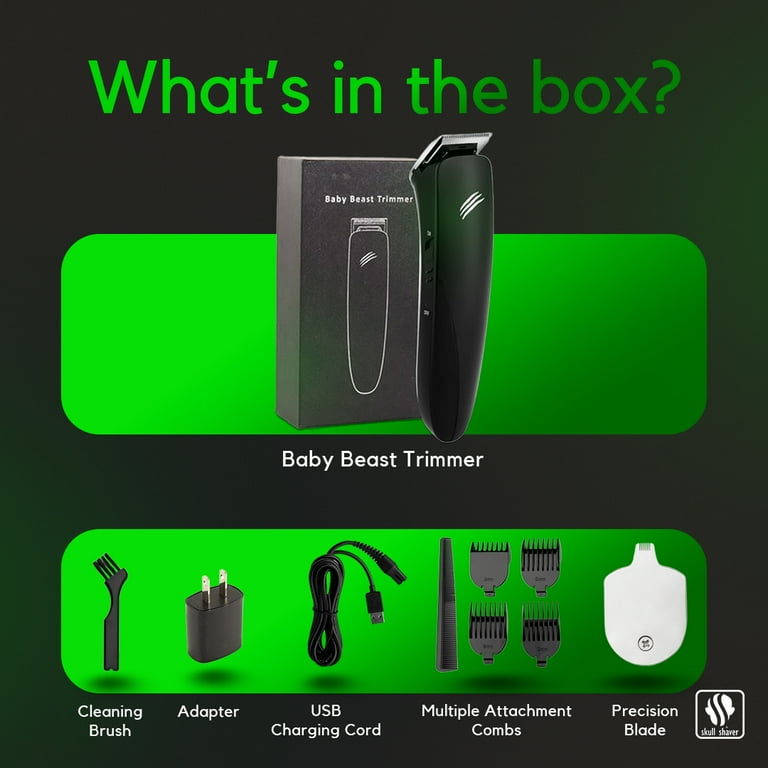 Baby Beast Trimmer with Precision blade | 4 Comb Attachments