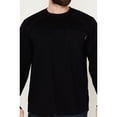thumbnail image 3 of Hawx Work Gear Men's Fr Long Sleeve Pocket T-Shirt - HXFRSP24K75-NVY, 3 of 4