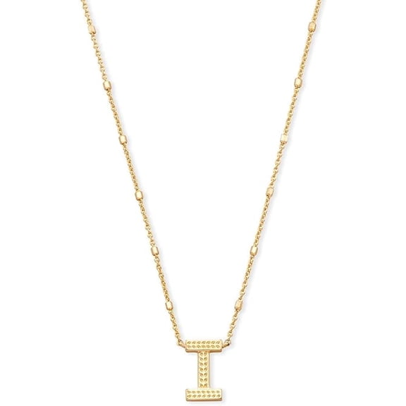 Kendra Scott Letter I Pendant Necklace in Gold