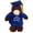 Brown, variant on Made by Aliens Plush Stuffed Animal Toys 8 Inches Present Gifts for Graduation Day, Personalized Text, Name or Your School Logo on Gown, Best for Any Grad School Kids (Graduation Fox Blue Gown)