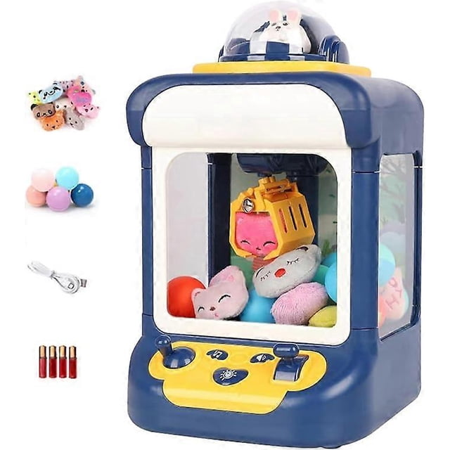 Mini Claw Machine for Kids, Cute Rabbit Vending Machine Candy Grabber Machine Mini Claw Machine Prize Dispenser Toy for Girls Boys Children
