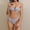 White, variant on YEAHITCH New Swimwear,Juniors Swimwear,Swimwear Clearance,Two-Piece Sets,Mid WaistWhite,S