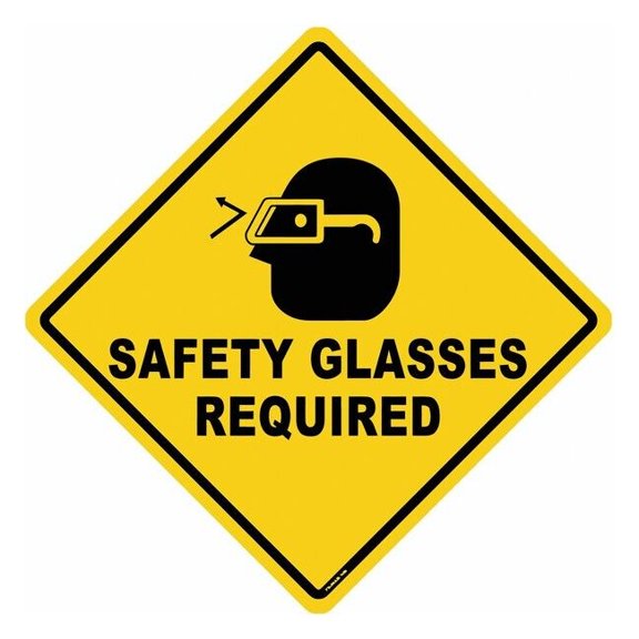 Stranco Anti-Slip Floor Sign,17 in x 17 in,Vinyl FS-DIAM-508