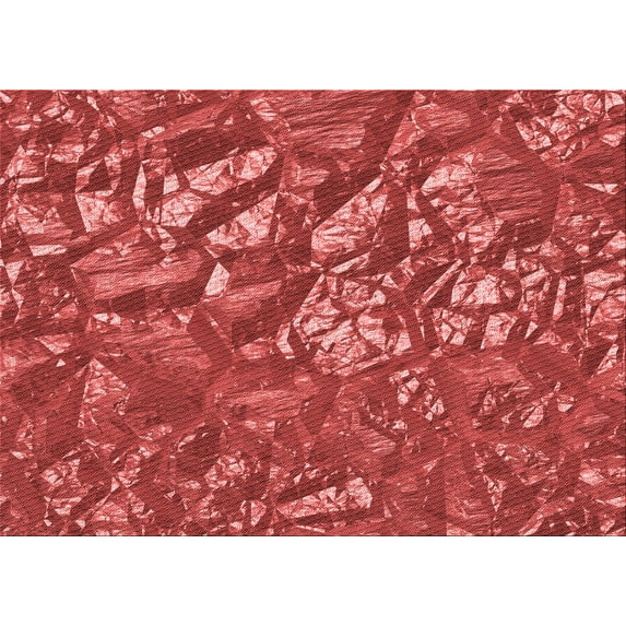 Ahgly Company Indoor Rectangle Patterned Love Red Area Rugs, 3' x 5'
