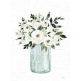 thumbnail image 2 of lettered and lined 15x18 White Modern Wood Framed Museum Art Print Titled - Kitchen Flowers II, 2 of 4