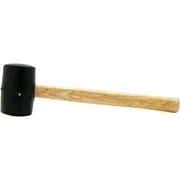 Performance Tool, 8 oz Wood Handle Rubber Mallet Hammer
