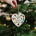thumbnail image 5 of Antqov Friends Christmas Ornaments, Heart-shaped Friend Ornaments Hanging Small Christmas Tree Decorations for Party Home Decor, Gifts for Women, 5 of 6
