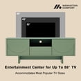 thumbnail image 5 of Ella 59" TV Stand in Sage Green made from Engineered Wood, 5 of 14