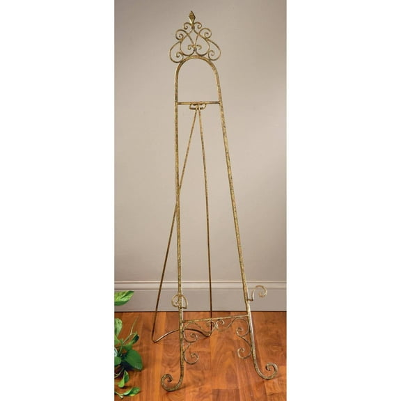Tripar Parisian 53" Gold Metal Floor Easel