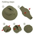 thumbnail image 5 of Mmeneyy Cooling Sun Hat for Men Women,Wide Brim Bucket Hat Foldable Boonie Hat for Fishing Hiking Garden Safari Beach, 5 of 6
