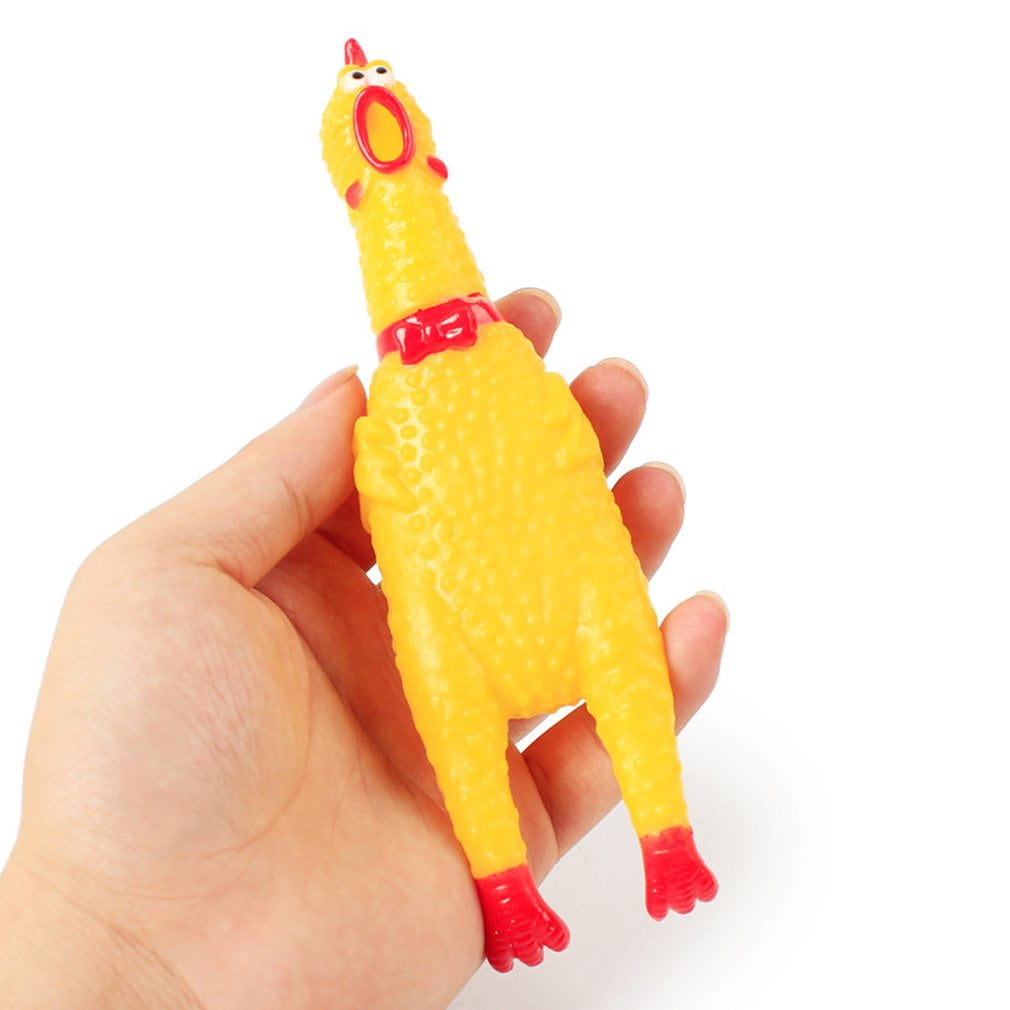 SQUEAK Sound Squeeze Screaming Dog Child Toy Details about   BIG 16" SCREECHING RUBBER CHICKEN 