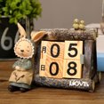 thumbnail image 2 of Calendrier Créatif de Lapin de Pâques pour Cabane en Rondins Décoration de Maison Décorations d'Armoire Décorations de Bureau, 2 of 7