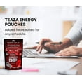 thumbnail image 5 of Teaza Energy Pouches, Tobacco Free Nicotine Free Dip Smokeless Alternative Snuff & Energy Dip Chewing Tobacco Alternative Healthy Dipping Premium Flavored Cherry Chill (1 Pack), 5 of 5