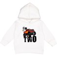 thumbnail image 2 of Inktastic 2nd Birthday Monster Truck Toddler Hoodie, 2 of 4