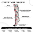 thumbnail image 2 of Sikiie Roses and Butterflies 1 Pairs Compression Socks for Men and Women 15-20 mmHg Running Support Socks, 2 of 7