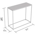 thumbnail image 2 of Safdie & Co. Table Console 31L Bois Brun Récupéré Métal Noir, 2 of 4