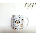 thumbnail image 3 of Minimalist Dog Coffee Mug, Dog Lover Mug, Cute Dog Hot Chocolate Mug Set, Dog Mug Gift Set, 3 of 7