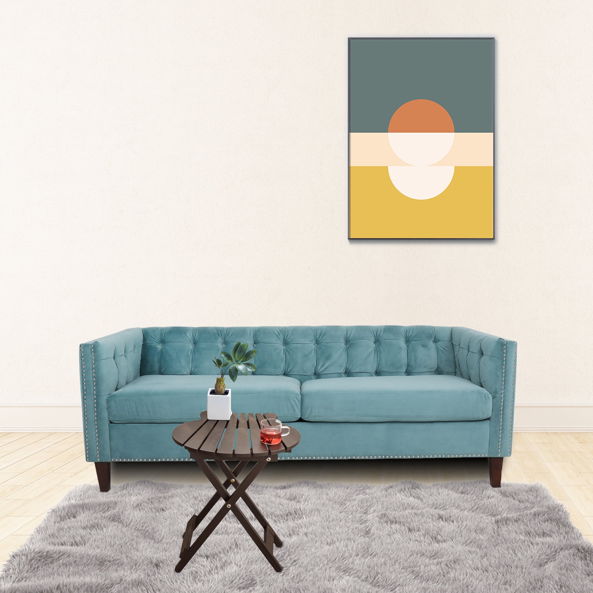 sofa with reversible cushions