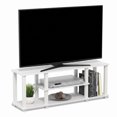 thumbnail image 2 of Furinno TURN-S-TUBE 3-Tier No Tools TV Stand for TV up to 50" White, 2 of 9