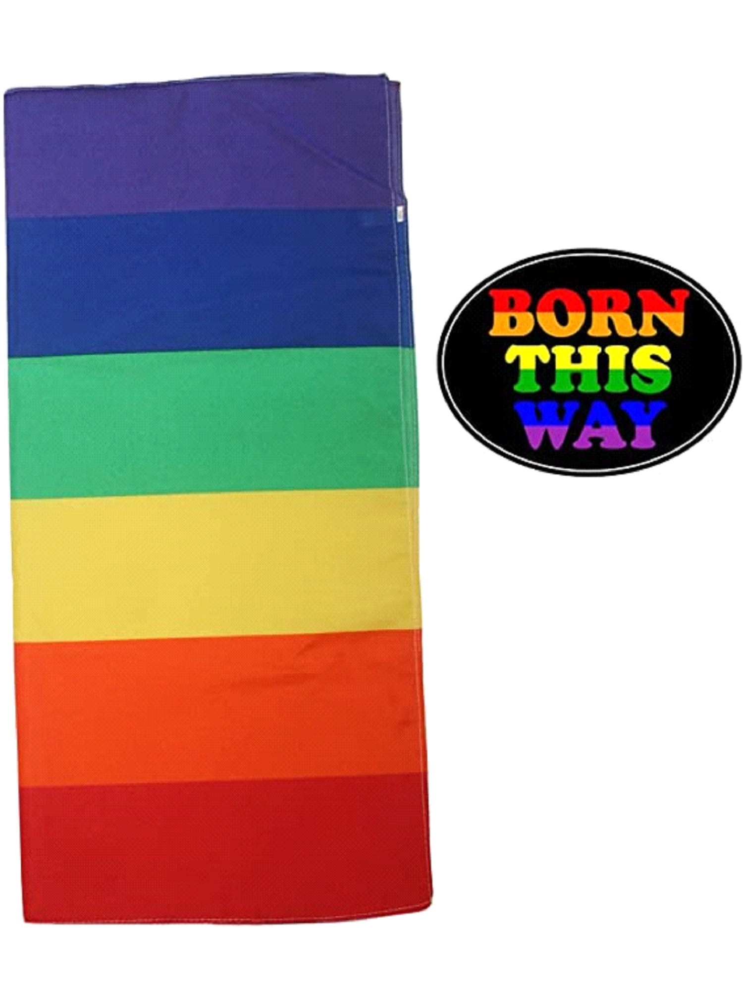 New Mens Ladies Black 100% Cotton Rainbow Bandanna/Bandana Gay Pride LGBT Bikers 