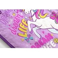 thumbnail image 3 of Nickelodeon JoJo Siwa Dream Unicorn Purple 46"x60" Plush Microfiber Throw, 3 of 3