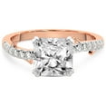 thumbnail image 3 of Radiant Shape 1 Carat IGI Certified Lab Grown Diamond Ring | 14K Rose Gold | Phoebe Twigs Diamond Ring | FG-VS1-VS2 Quality Friendly Diamonds, 3 of 5