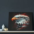 thumbnail image 3 of Logiee USA Bald Eagle Print Canvas Wall Art ,Art Poster,Canvas Decorative Picture,Decor Wall Pictures for Living Room Bedroom Bathroom,Ready to Hang, 3 of 6