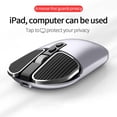thumbnail image 5 of Matsuzay Ratón inalámbrico USB de modo dual, cómodo, táctil, bajo, para juegos, accesorios de seguridad de alta sensibilidad, para ordenador Juegos de teclado y mouse para computadora, 5 of 5