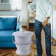 thumbnail image 5 of 2025 Chamber Pot,Night Urinal, Toilet, Bedpan Spittoon with Lid for Woman Home, Gray, 5 of 5