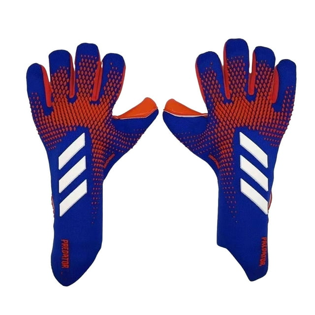 Guante de portero Naiovety de goma de látex azul naranja Ropa Deportiva