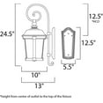 thumbnail image 5 of Maxim Dover DC Outdoor Wall Lantern - 24.5H in. Bronze, 5 of 5