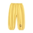 thumbnail image 2 of THJRPQJFD Toddler Kids Fleece Joggers Cute Print Casual Baggy Wide Leg Sweatpants Trendy Elastic High Waist Sweat Pants Girls Boys Athletic Bottom with Pockets, 2 of 4