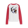 thumbnail image 6 of HOOJT Halloween Sweatshirts for Women Oversized Loose Long Sleeve Shirts Fall Round-Neck Blouses Cute Funny Printed Sweaters Crewneck Pullover Top Halloween Costumes, 6 of 8